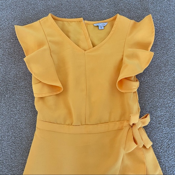 Habitual from Nordstrom Yellow Dress Romper 10 - Picture 2 of 5